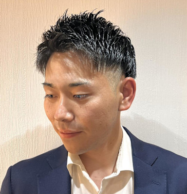 ツーブロックショート