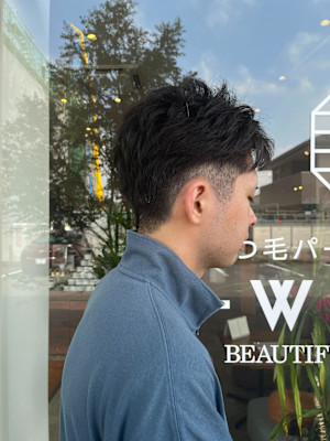 グラデーション刈り上げ