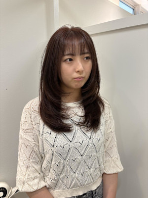 レイヤーカット/韓国スタイル/トーンアップ