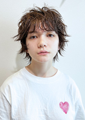 外はねショートヘア/髪質改善/イルミナカラー