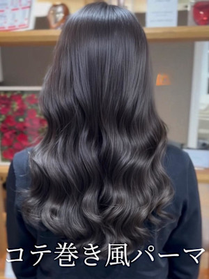 #韓国風パーマ#コテ巻き風パーマ #パーマロング#韓国へア