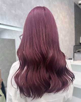 カシスカラー【ケアブリーチ/ダブルカラー/髪質改善/高畑】