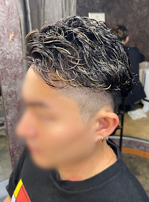 【重たいヘアスタイルの方必見！】波巻きスパイラルパーマ