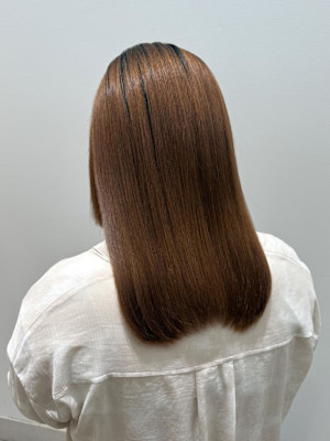 触れたくなる、やわらかなストレートに♪