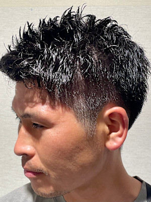 アップバングショート