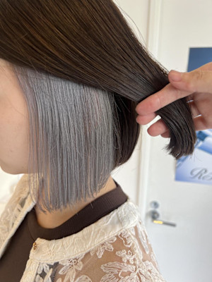 イヤリング×グレー