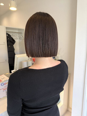 ◆ぱっつんボブ◆美革酸性ストレート