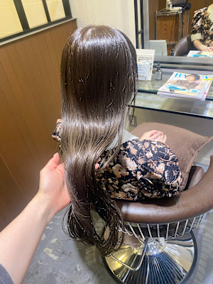 イルミナカラー/ラベンダーグレージュ/グレージュ/艶髪