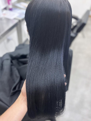 ブルーブラック/暗髪/髪質改善