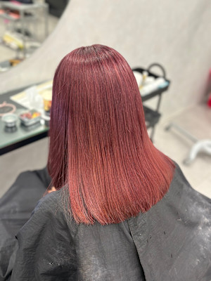 チェリーピンクレッドピンクワインレッド