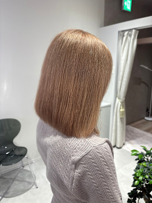 ミルクティーベージュグレージュハイトーンカラー