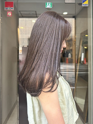 ヘーゼルベージュ/ベージュカラー/似合わせカラー/顔周りカッ