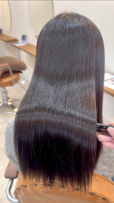 美髪矯正　premium straight