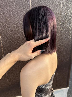 深めのぶどうカラー