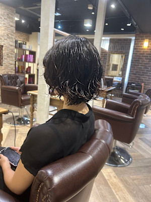 ふんわりパーマスタイル！