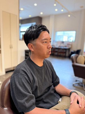 ツーブロアップバング【ARCH片山】