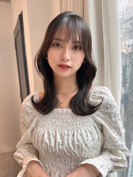 髪質改善カラー韓国くびれヘア大人スタイル