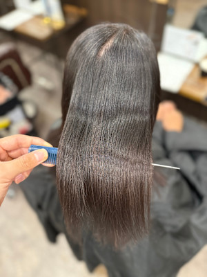 髪質改善/縮毛矯正/髪にドラマを