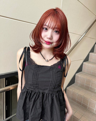 ケイ＊10〜20代ハッシュカット　ミディアムウルフ