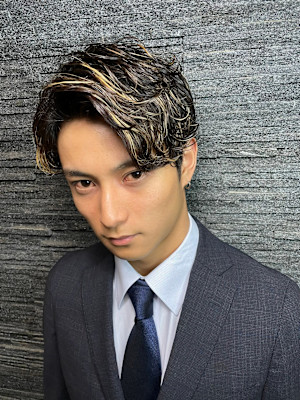 ビジネスショートスタイル/メッシュ/銀座/有楽町/床屋/ba