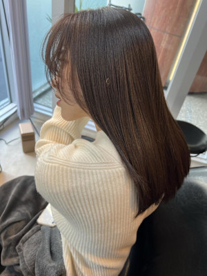 髪質改善/酸性ストレート/髪質改善ストレート/髪質改善カラー