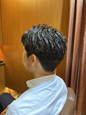 銀座　理容室　ナチュラルパーマ