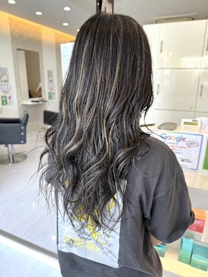 大人気ハイライト×ベージュ