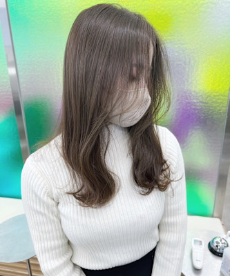 透明感カラー/グレージュ/ケアカラー/トキオ