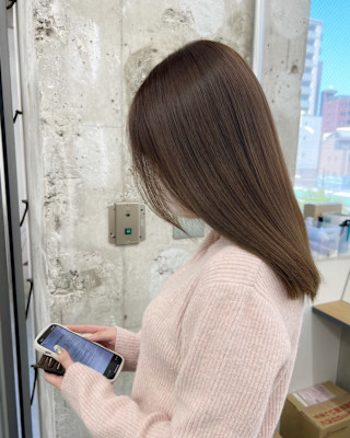 酸性ストレート/ベージュ/髪質改善/TOKIO