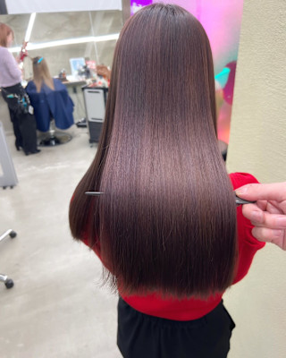 リンゴ幹トリートメント/暖色カラー/ストレート