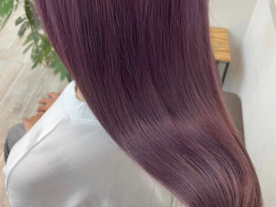 ◆透明感カラー/ピンクベージュ/イルミナカラー/TOKIO