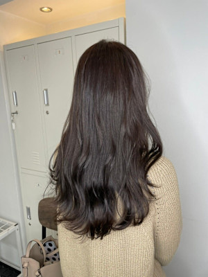 ◆大人カール/グレージュカラー/小顔カット