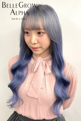 カラー＋羽エクステ