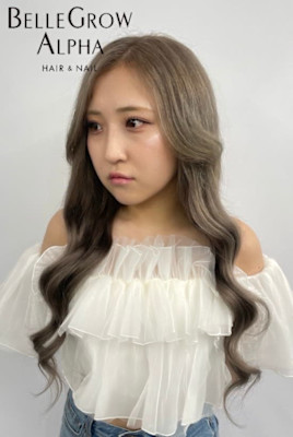 カラー＋羽エクステ