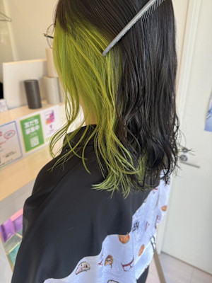 ◆イヤリングカラー◆ライトグリーン