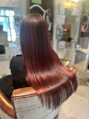 ストレート/縮毛矯正/サラサラ/ヘアケア/髪質改善メニュー