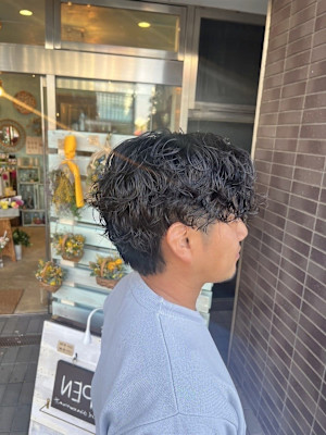 メンズツイストスパイラルパーマ