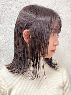 ブリーチなし＊ラベンダーブラウン