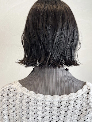 切りっぱなし○アイスグレージュ