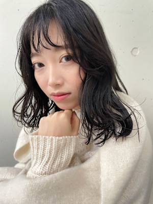 〈 medium〉ゆるめミックス○透けグレージュ/天神大名