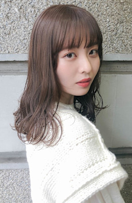 セミロング/ショコラベージュ/くびれヘア/天神大名/髪質改善