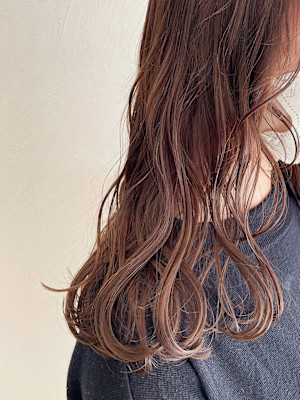 ★【暖色カラー】オレンジベージュ.オレンジブラウン/髪質改善