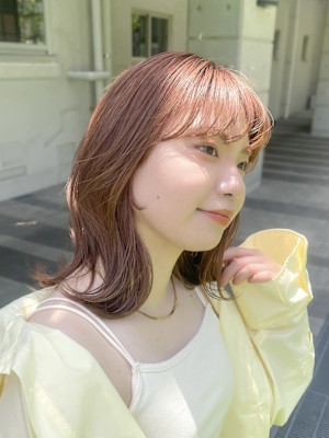 派手すぎなくてかわいい◯まろやかオレンジベージュ