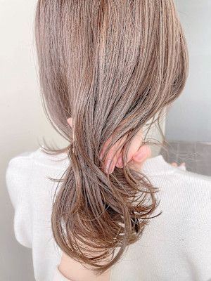 透明感カラー◯ミルクティーベージュ/天神大名髪質改善
