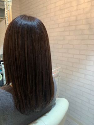 切りっぱなしスタイル 