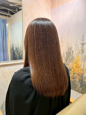 切りっぱなしスタイル