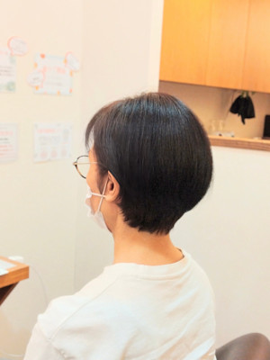 30代40代50代丸み大人ショート【新百合ヶ丘美容院】