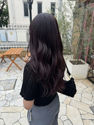 ワインレッド×グラデーション