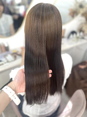 《高橋亜美》オリーブブラウン/艶カラー/大宮