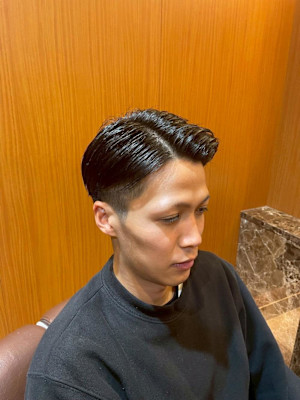 銀座　理容室　ツーブロックシチサン